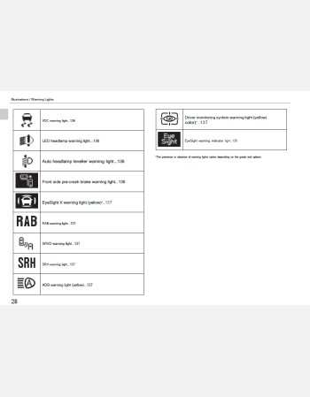 subaru wrx sti& s4 2022 owners manual in english (jdm)